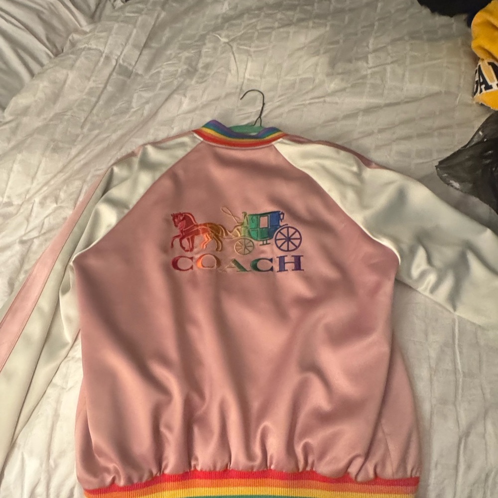 Coach limited edition rainbow jacket